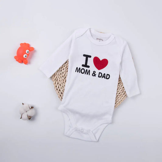 Baby Bodysuit 100% Katoen – Triangle Print | Zacht, Ademend & Huidvriendelijk (Origineel)